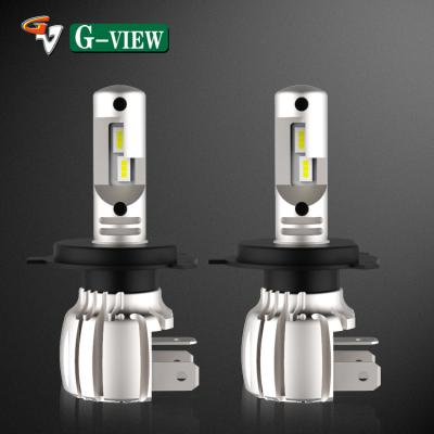 China Aluminum car lights GA7035 10v 60v dc h4 led headlight 40W 6000K for car led headlight for sale