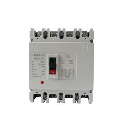 China Solar System USFULL DC MCCB Breaker Molded Case Circuit Breaker FMM1-PV 2p 500V 4p 1000V Best Quality for sale