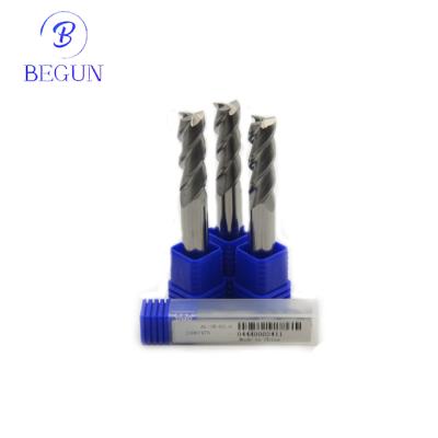 China For Different Materials Machining CNC Solid Carbide End Mill Tungsten Milling Cutter 4 Flute Square End zcc.ct for sale