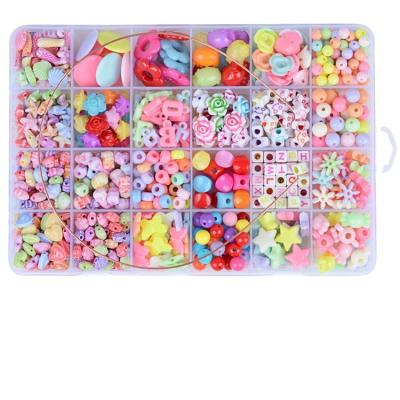 China Wholesale DIY Acrylic Toy Educational Bracelet With Accessory Bead Set Creative Beads for sale