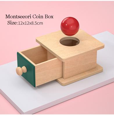 China Over 36 Months Hot Selling Durable Montessori Ball Telephone Booth Wooden Sensory Toys Toddlers Teaching Aids for sale