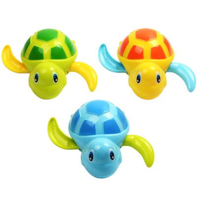 China Toy Swimming Floating Turtle Baby Cognitive Bath Toys Crawling Wind Up Cute Bathroom Toys For Toddlers for sale