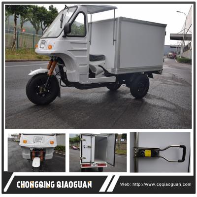 China Cargo Food Goods Water Haojin Closed Cargo Tricycle Cargo Triciclo Adulto Chongqing for sale