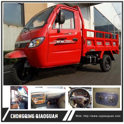 China Powerful Enclosed Cargo Rider Cabin Motorcycle Cargo 300cc With Handle Bars For Peru And South America for sale