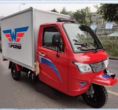 China 2020 Promotional Dry Cargo Mini Trucks 300cc Box 3 Wheel Tricycle for sale