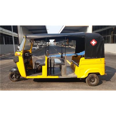 China 2017 Passenger Hotsale bajaj design passenger tricycle 200cc, 250cc 3 rows 6 passenger for sale