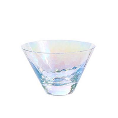 China Sustainable Glass Milkshake Ice Cream Cup For Dessert Ice Cream Bowl For Cold Drink Shop for sale