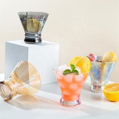 China Viable glass milkshake ice cream cup for dessert ice cream bowl wholesale for sale