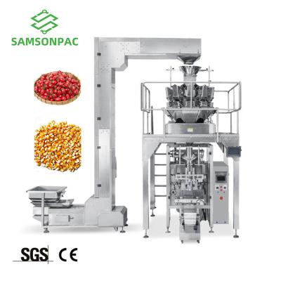 China Automatic Vertical Multi Head Food Chips Packing Machine Weigher Snacks Packing Machine for sale