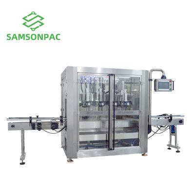 China Food production line/line 4 automatic small sauce juicer mango juice filling production machine for sale