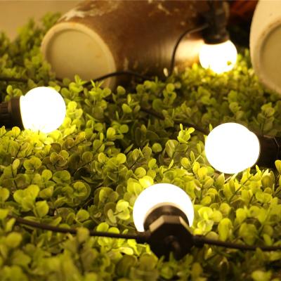 China G50 Led New Product IP44 Waterproof G50 Rubber Plastic LED Garland String Light Garland String Light for sale