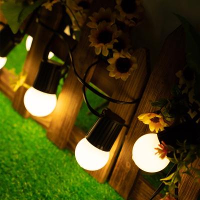 China Good Quality G40 LED Bulb Festoon String Globe G40 Light Waterproof PVC Holiday Decorative Festoon String Light IP44 for sale