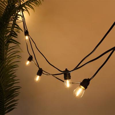 China Any Festival/Christmas Decoration 1W S14 LED Bulb Outdoor Waterproof Plastic String Light IP44 Professional Party/Wedding Grade for sale