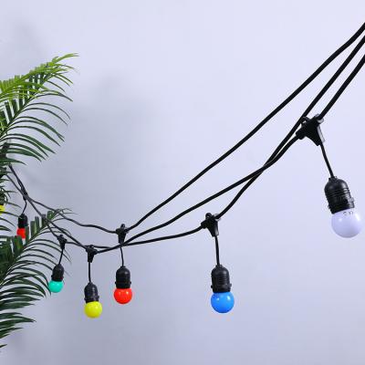 China String IP65 14.4m S14 LED Light Bulb Holiday Decoration Festoon LED Light High Quality Outdoor Waterproof String for sale