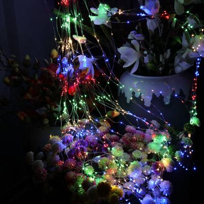 China Copper String Light IP44 Socket Waterproof Outdoor DC Power Multiple Waterfall LED Fairy String Light for sale