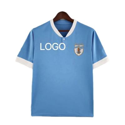 China Shirts & Tops Uruguay National Football Jersey Team Soccer Jersey Custom Cheap Breathable Qatar Short Sleeve Fans T-shirt for sale