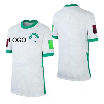 China Shirts & Tops Wholesale Custom Cheap National Saudi Arabia Team New Model Blank Design Football Home Jersey T-Shirt Away for sale