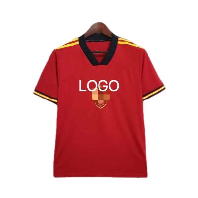 China Shirts & Tops Spain Team Jersey Home Away Men Qatar Soccer Jersey Cheap Custom Made National High Quality Soccer Jersey Short Sleeve for sale