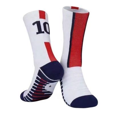 China Breathable Mens Comfortable Sport Socks Breathe Free Custom 100%Ccotton Man Sport Socks Soccer Socks for sale