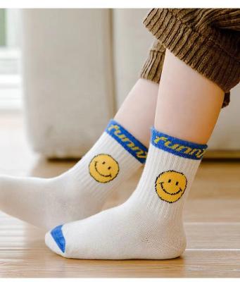 China Fashion Cotton Sporty Wholesale Custom Baby Socks Little Boy Embroidery Socks for sale