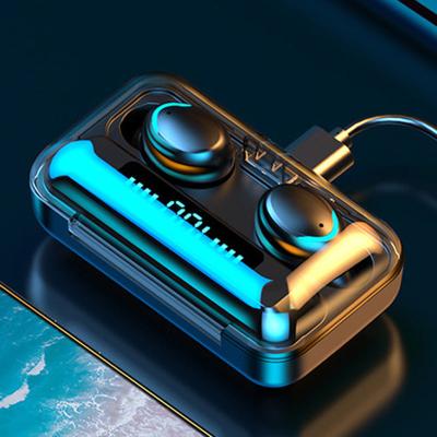 중국 Mini Audifonos F9 TWS 5.0 Wireless Earbuds Earphone With 2000mAh Charging Sports Gaming Headset With LED Display Headphone 판매용