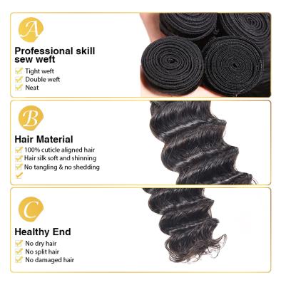 China Super Naural Wave Luxefame Black Double Drawn Hair Extension, Raw Unprocessed Indian Virgin Hair, Cuticle Aligned Human Hair Virgin Hair for sale