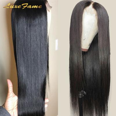 China Free Shipping Curly Hair Lace Front Wigs Silky Straight Wave,Virgin Hair Wigs For Black Women,Swiss HD Transparent 13x6 Lace Frontal Wig for sale