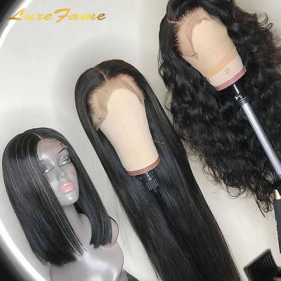 China Cheap Indian Silky Straight Wave Cuticle Aligned Raw Virgin Hair Wig, Wholesale 40 Inch Curly Lace Front Wig, 360 Wig Seller Full Lace With Baby Hair for sale