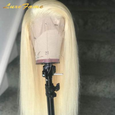 China Wholesale Silky Straight Platinum 613 Light Blonde Full Wave Lace Wig, Wavy 100% Glueless Human Hair Lace Wig, Blonde Straight 613 Lace Wig for sale