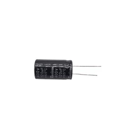 China Electrician Electrical High Voltage Through Hole Radial Aluminum Electrolytic Capacitor For 400V120UF Battery for sale