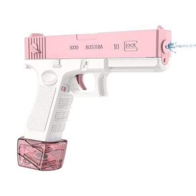 China Electronic Toy Electric Water Guns For Kids Glock Automatic Squirt Water Soaker Gun Toy Guns Up To 25 Ft Range for sale