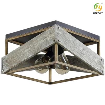 Chine Lampe en bois industrielle de plafond de LED pour la chambre à coucher à vendre