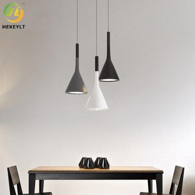 China LED Fashionable Indoor Decoration Various Color Resin Nordic Pendant Light for sale