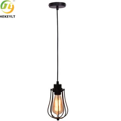 中国 Bulb Base E26 Round Pendant Light Nordic Retro Industrial Style 販売のため