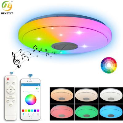 Chine Lampe acrylique de plafond de Smartphone Bluetooth de musique moderne de contrôle 60 watts à vendre