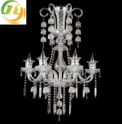 China Clear Living Room Crystal Chandelier Lamp Simple Bedroom Home Restaurant for sale