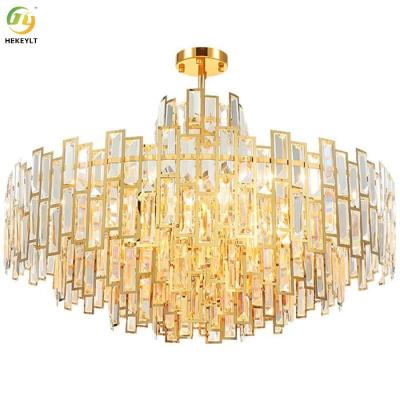 中国 D60*H48cm E14 Candle Chandelier Crystal Customized Elegant Gold 販売のため