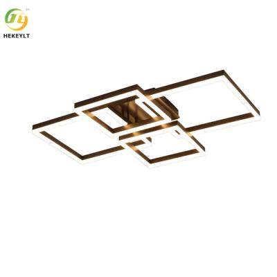 China 4 Light 26.79'' Flush Mount LED Ceiling Light Unique / Statement Square / Rectangle for sale