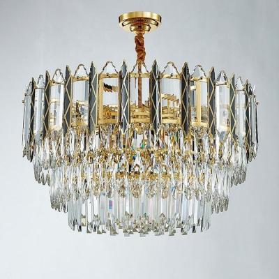 Chine Lustre de chambre à coucher de la lumière 60cm de Crystal Metal Luxury Home Pendant à vendre