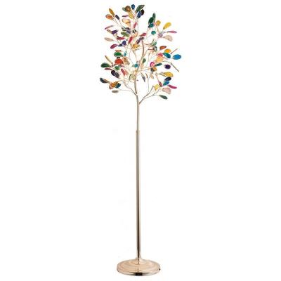 Cina L'albero variopinto modella le illuminazione decorative materiali H165cm del pavimento del ferro moderno LED della luce in vendita