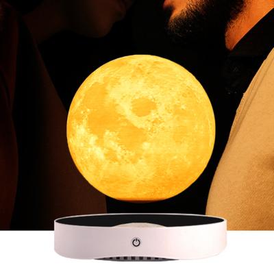 China Magnetic Levitation Moon Lamp Intelligent LED Small Night Light For Bedside Living Room Study zu verkaufen