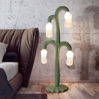 China D38 X H140CM Cactus Green LED Floor Lamp For Living Room Bedroom Hotel for sale