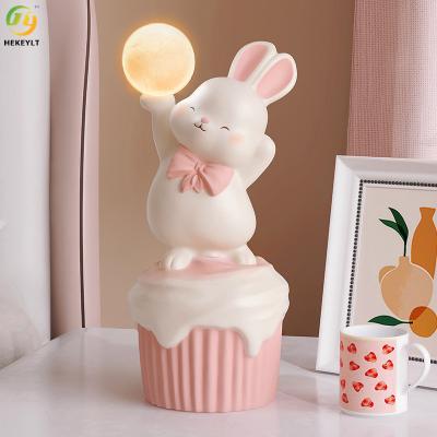 China Cute Rabbit Table Lamp For Bedroom Living Room Study Children'S Room à venda