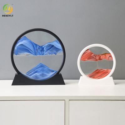 China 3D Decompression Creative Quicksand Painting Small Night Light For Home Furnishings à venda