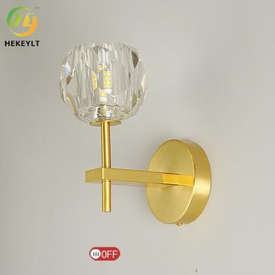 China Metallnordisches Crystal Wall Lamp For Aisle-modernes Luxusdekoratives zu verkaufen