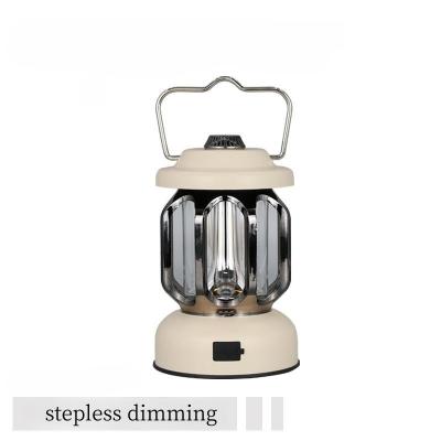 China Vintage Outdoor Camping Tent Light Typec Fast Charging Light Portable Stepless Dimming Light zu verkaufen