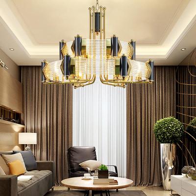 中国 Nordic Glass LED Modern Light Luxury Personalized Creative Art Restaurant Hotel Pendant Light 販売のため