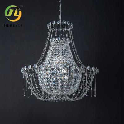 China Post Modern Luxury Crystal Chandelier Living Room Restaurant Villa Hotel Bedroom Chandelier à venda