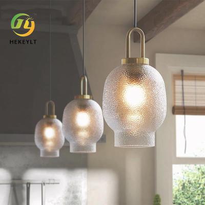 China Nordic Simple Luxury Chandelier Light Restaurant Bar Model Room Decorated Glass Lights for sale