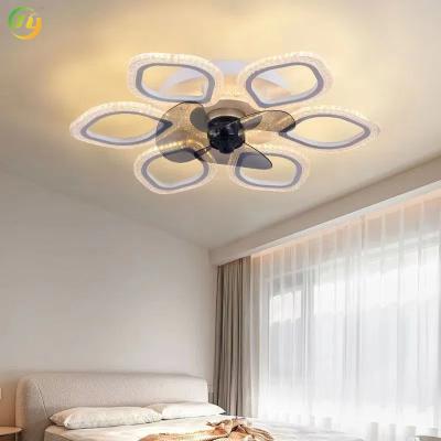 Chine Ventilateur de plafond LED à commande intelligente avec minuteur et lumière tricolore pour chambre d'enfant à vendre